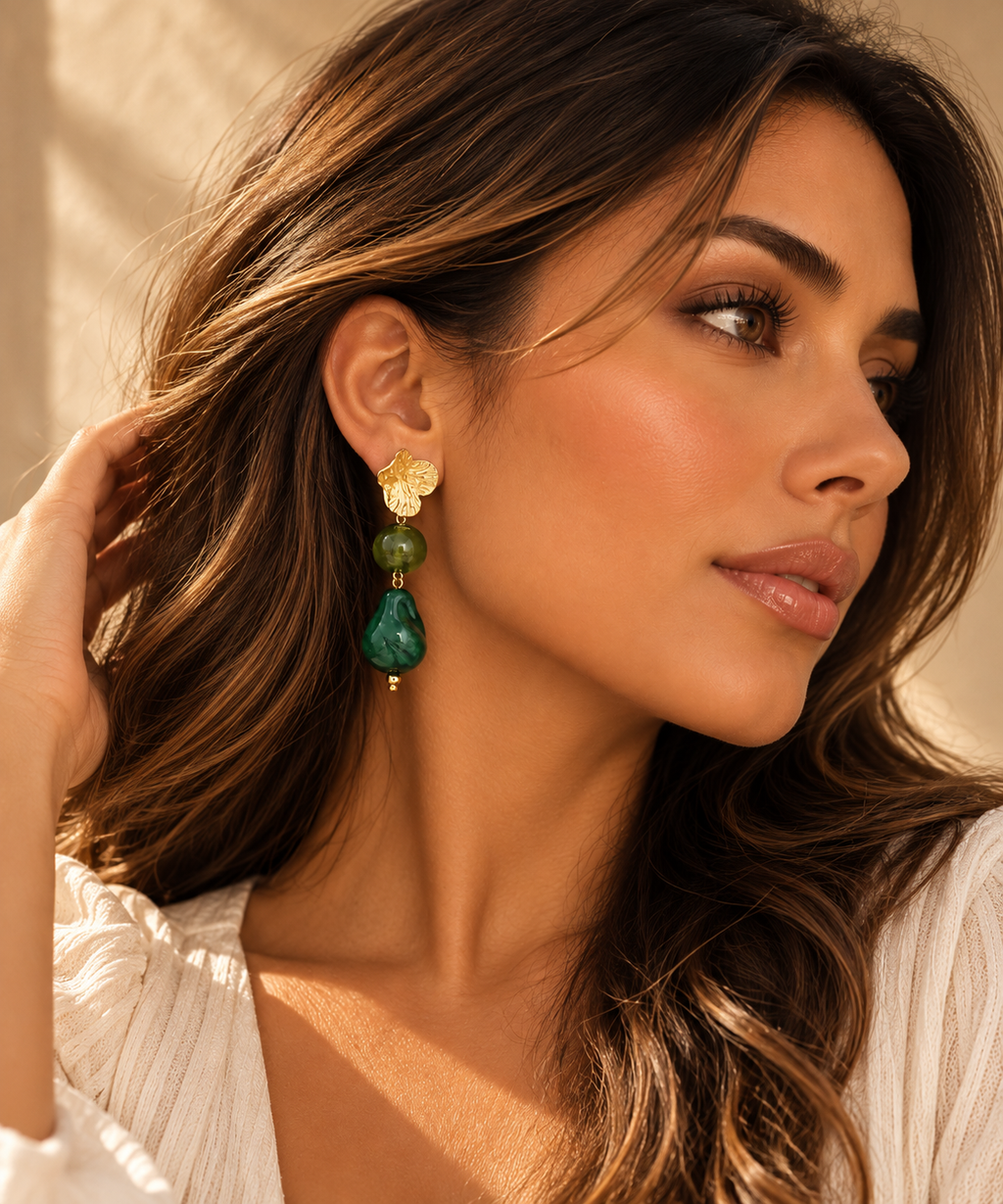 Boucles d'oreilles Flora