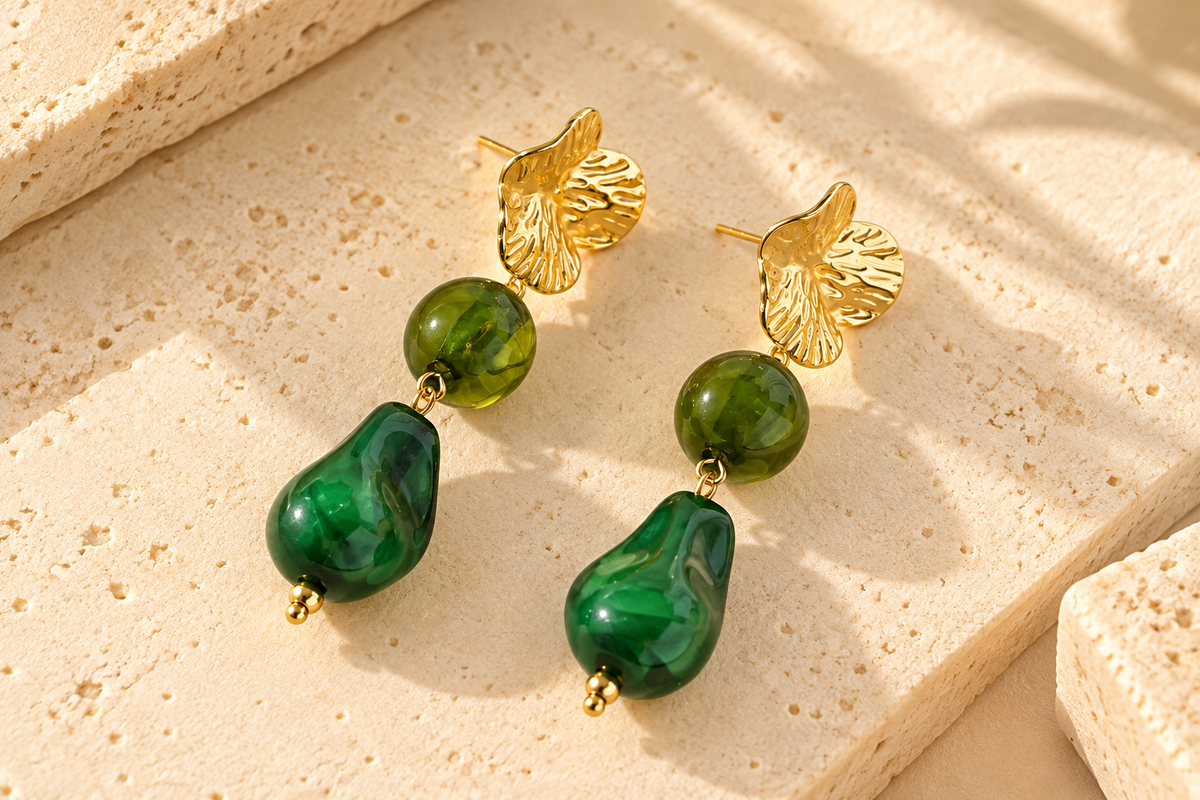 Boucles d'oreilles Flora