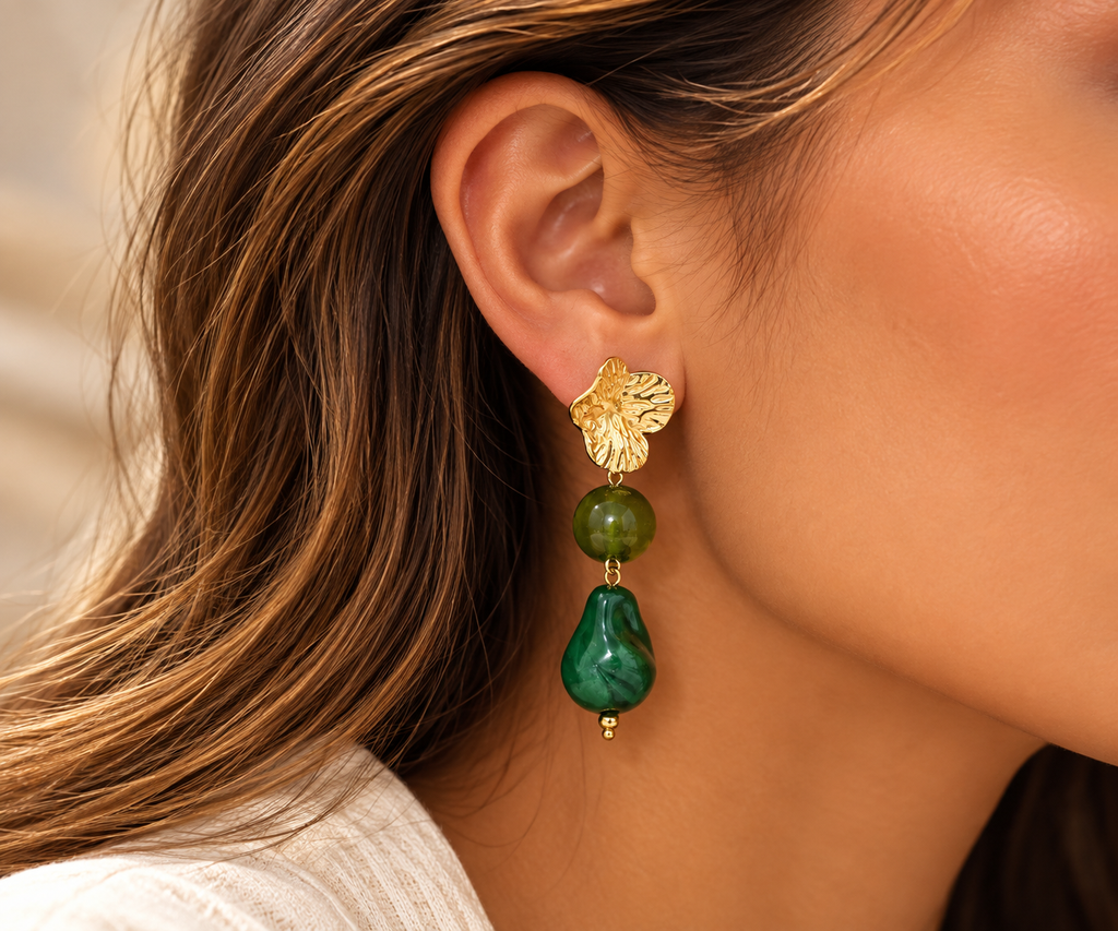 Boucles d'oreilles Flora
